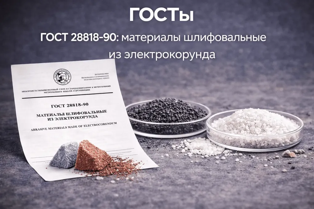 ГОСТ 28818-90: материалы шлифовальные из электрокорунда БЛТ Абразив 